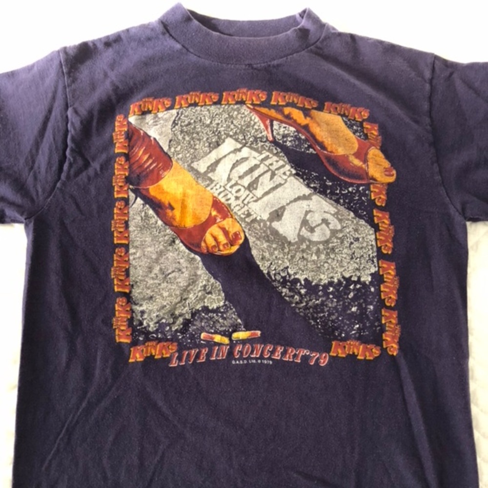 Authentic Vintage 1979 The Kinks T Shirt
